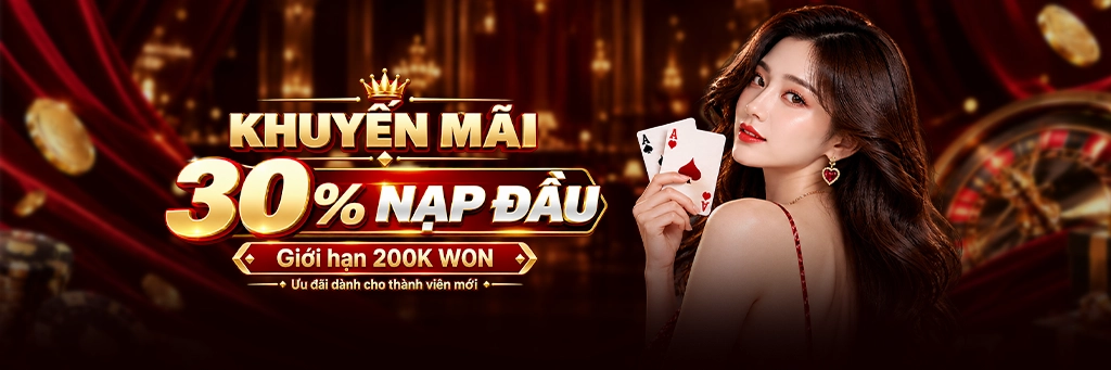 Nạp đầu tặng 30%